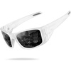 image:imagesuoso Polarized Sports Sunglasses for Men UV400 Wrap Around TR90  Ideal for Fishing Driving Cycling Running Golf Wide Temples Polarized Lenses Reduce Glare Scratch Resistant AntiSlipC13transparent FrameGrey Lens
