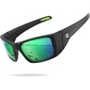 C08-black Frame/Green Lens
